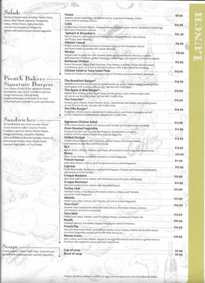 Menu photo 6 French Bakery Hilton Head Island, SC