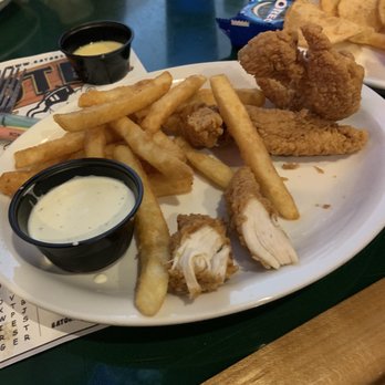 Gator's Dockside Ocala - KID CHICKEN FINGERS French $1.99 FRIES RANCH/BLEU - American Near Me - Ocala, Florida