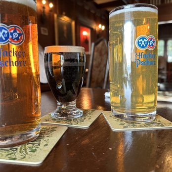 Black Goose Inn - three glasses of beer on a table - British Near Me - Parksville, British Columbia Black Goose Inn - three glasses of beer on a table - British Near Me - Parksville, British Columbia