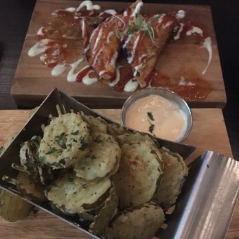 Tap Room - Dragon wontons and fried pickles - Sports Bars Near Me - Bay Shore, New York