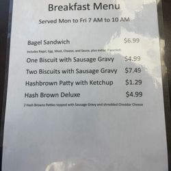 Two River Deli - Breakfast Menu