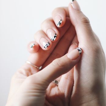 Opaque Nail Studio - Gel overlay with nail art II - Nail Salons Near Me - Portland, Oregon Opaque Nail Studio - Gel overlay with nail art II - Nail Salons Near Me - Portland, Oregon