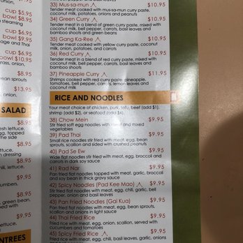 Thai House Restaurant - Menu - Thai Near Me - Mesa, Arizona