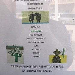 Taqueria Las Camelinas - Menu