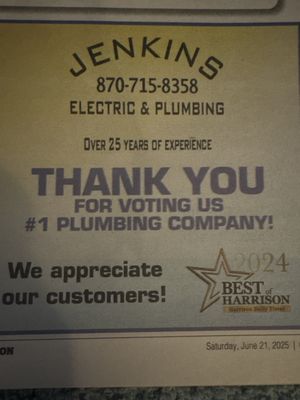 Mark Jenkins Electric & Plumbing Logo