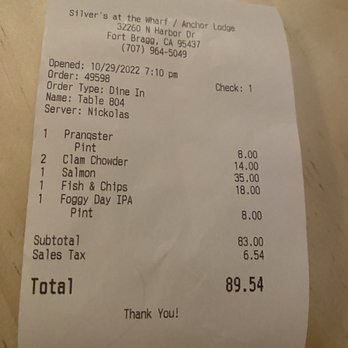 The Wharf - Seafood Near Me - Fort Bragg, California