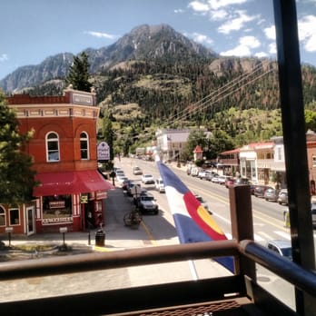Ouray Brewery - View from 3rd floor patio - New American Near Me - Ouray, Colorado Ouray Brewery - View from 3rd floor patio - New American Near Me - Ouray, Colorado