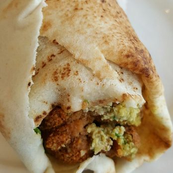 Kabob Town - Falafel sandwich absolutely delicious crispy outside creamy inside a vegetarian's delight - Mediterranean Near Me - Chesterfield, Michigan Kabob Town - Falafel sandwich absolutely delicious crispy outside creamy inside a vegetarian's delight - Mediterranean Near Me - Chesterfield, Michigan