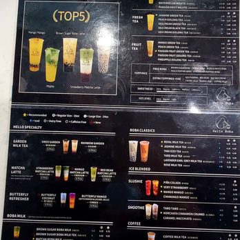Hello Boba - Menu - Coffee & Tea Near Me - El Monte, California