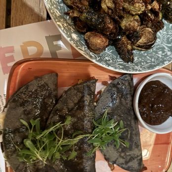 Butterfly - Brussel sprouts and quesadillas - Tapas/Small Plates Near Me - Culver City, California Butterfly - Brussel sprouts and quesadillas - Tapas/Small Plates Near Me - Culver City, California