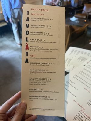 Menu photo 2 Tavolàta Spokane, WA