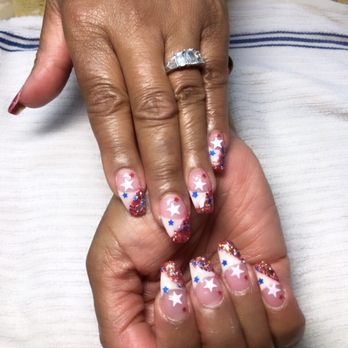 Sandy's Nails III - July 4th nails!!!! - Nail Salons Near Me - Penndel, Pennsylvania Sandy's Nails III - July 4th nails!!!! - Nail Salons Near Me - Penndel, Pennsylvania