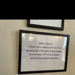 Thomas C O'neil, MD - They charge a fee for failing to cancel appointments 24 hours in advance