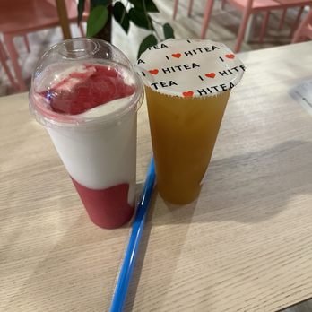 HITEA - Dragonfruit Strawberry Smoothie Orange Jasmine Tea - Ramen Near Me - Chesterfield, Missouri