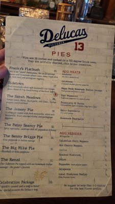 Menu photo 2 DeLuca's Pizza Hot Springs, AR