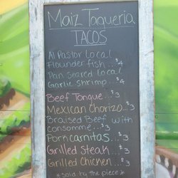 Maiz Taqueria - Menu 4/30/21