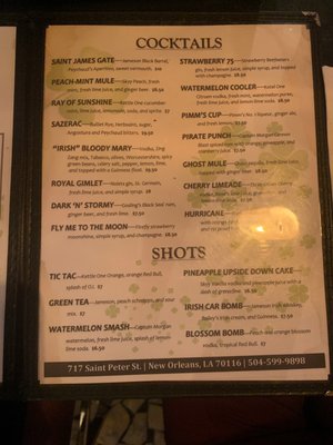 Menu photo 5 Finnegan's Easy New Orleans, LA