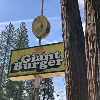 Giant Burger - a giant sign for giant burger - Burgers Near Me - Arnold, California