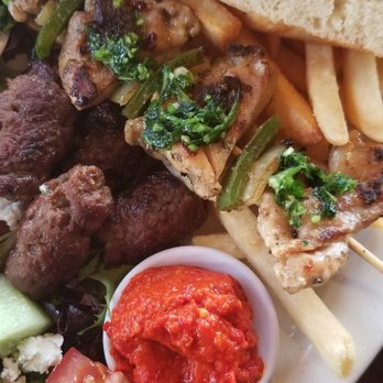 Two Brothers Cafe and Grill - Chicken skewer - Mediterranean Near Me - Portland, Oregon Two Brothers Cafe and Grill - Chicken skewer - Mediterranean Near Me - Portland, Oregon