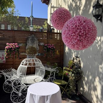 The RoyalTEA Garden - Outside patio - Tea Rooms Near Me - Pleasanton, California