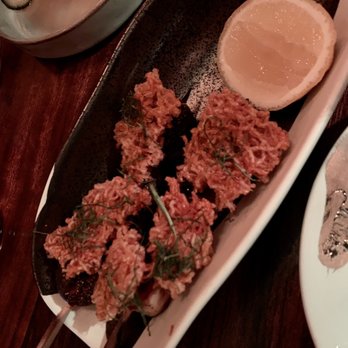 The Tyger - Grilled King Oyster Mushroom Skewers - Cocktail Bars Near Me - New York, New York