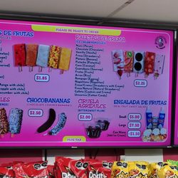 Paleteria Y Neveria La Michoacana - Menu