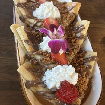 Skillet Flame - Lotus chocolate crepes - Breakfast & Brunch Near Me - Frisco, Texas Skillet Flame - Lotus chocolate crepes - Breakfast & Brunch Near Me - Frisco, Texas