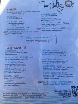 Menu photo 4 Galley At the Marina Chula Vista, CA Menu photo 4 Galley At the Marina Chula Vista, CA