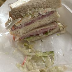 Sip-N-Post - The Dagwood is definitely delicious! Highly recommend. The bread is fresh, the coleslaw is perfect too.