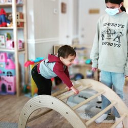 The Toy Nest - Our top-borrowed toy of 2022: the climbing arch. We have three in the collection.