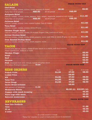 Menu photo 3 Zahz Pizza Cheektowaga, NY
