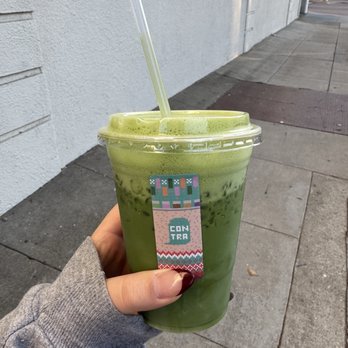 Contra Coffee & Tea - Peppermint matcha latte, surprisingly delish one of the best I've had - Coffee & Tea Near Me - Orange, California