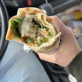 International Pocket Cafe - Chicken Shawarma wrap - Mediterranean Near Me - Middletown, Rhode Island