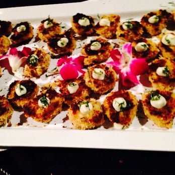 Mary & Mo Catering - Mini Crabcakes with Dijon Tartar - Caterers Near Me Mary & Mo Catering - Mini Crabcakes with Dijon Tartar - Caterers Near Me