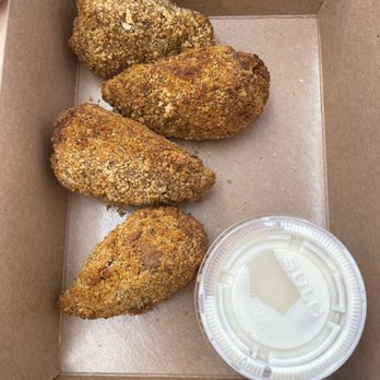 Half-Peach Bakery & Cafe - a box of fried chicken - Desserts Near Me - Saint Matthews, Kentucky