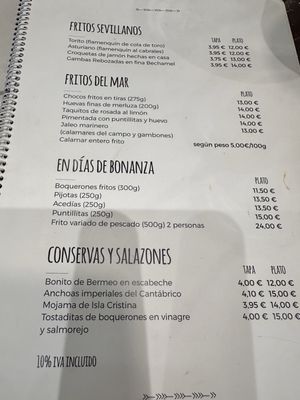 Menu photo 1 Casa La Viuda Seville, SE