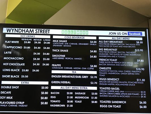 Menu photo 1 Hollywood Bakery Espresso Auckland, AUK