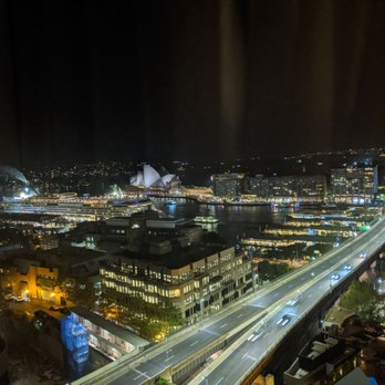Shangri-La Hotel Sydney - Night time view is amazing - Hotels Near Me - Sydney, NSW