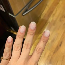 Rainbow Nail Spa - Powder mani! LOVE!!!  Really beautiful pedicure too Love rainbow !!!