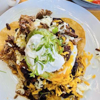 Putah Creek Cafe - Carnitas Huevos Rancherros - Breakfast & Brunch Near Me - Winters, California