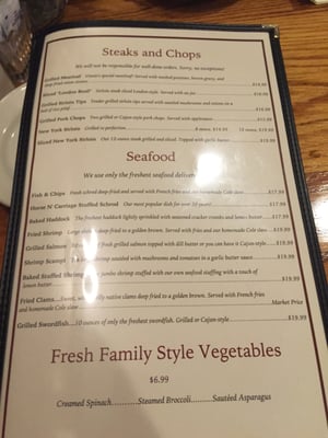 Menu photo 3 The Horse Norfolk, MA