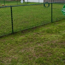 Eastampton Gardens Dog Park - My dog is more interested in the scents from outside of the doggie park.