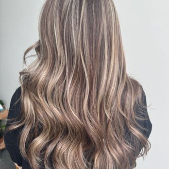 Creative Colors & Cuts - Mushroom balayage, even with challenging well water hair! - Hair Salons Near Me - Concord, New Hampshire Creative Colors & Cuts - Mushroom balayage, even with challenging well water hair! - Hair Salons Near Me - Concord, New Hampshire
