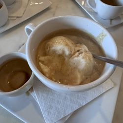 Sucré - After the espresso was mixed onto the vanilla gelato!