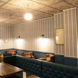 The Sword and Shovel - Cave of Adullam - Place for students to study. Featuring leather chairs and booths with tables