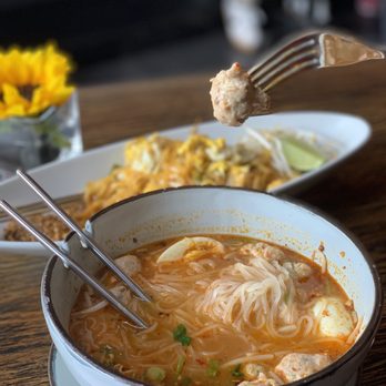 Thai District - Pork noodle soup - Thai Near Me - Long Beach, California Thai District - Pork noodle soup - Thai Near Me - Long Beach, California