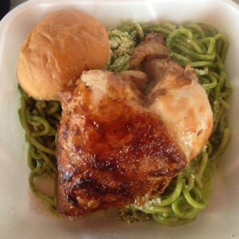 Pollo Inka Express - Tallarin verde. Soggy & bland noodles. Chicken was good - Peruvian Near Me - Hawthorne, California Pollo Inka Express - Tallarin verde. Soggy & bland noodles. Chicken was good - Peruvian Near Me - Hawthorne, California