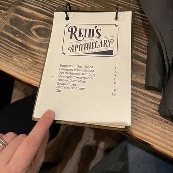 Reid's Apothecary - Drink menu - New American Near Me - Brunswick, Georgia Reid's Apothecary - Drink menu - New American Near Me - Brunswick, Georgia