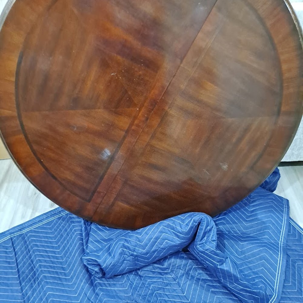All My Sons Moving & Storage - Dining Room Table that was dropped unprotected - Self Storage Near Me - Phoenix, Arizona All My Sons Moving & Storage - Dining Room Table that was dropped unprotected - Self Storage Near Me - Phoenix, Arizona