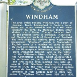 Windham Historical Marker